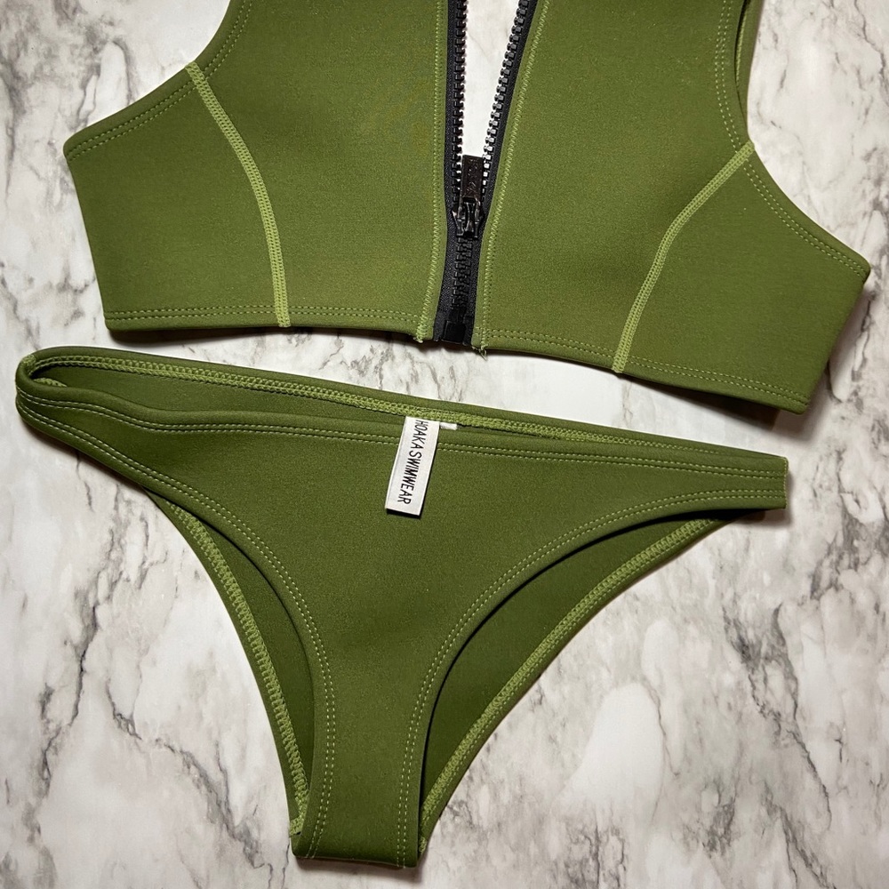 Hoaka Swimwear. ELLIE KHAKI